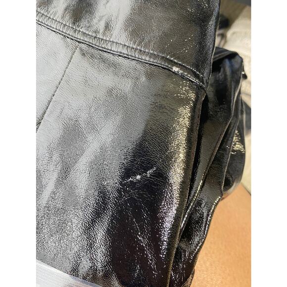 ROTATE BIRGER CHRISTENSEN Cropped Faux Leather Trousers - Picture 10 of 12